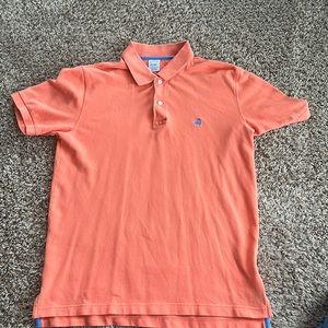 Men’s large Brooks Brothers salmon slim fit 100% cotton polo